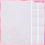 Colorful Vinyl Cold Laminated Film Clear Holographic Sticker Paper Craft Stickers Iridescent  uiran2