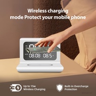 3 ใน 1 สถานีชาร์จไร้สาย 10W การชาร์จอย่างรวดเร็วสถานีชาร์จไร้สายสำหรับ iPhone 16 15 14 Pro Max Plus