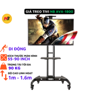 Giá Treo Tivi Di Động NB-AVA-1800 55inch-90inch Mẫu 2023 Bảo hành 1 năm - Gia Dụng Chú Thoòng