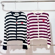 CDG Play Cardi Semi Crop