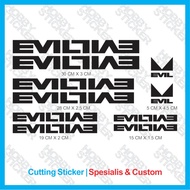 Decal Frame Evil Sticker MTB Custom Bicycle Sticker