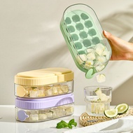 Summer Portable Ice Making Coffee Ice Cube Mold Cup Ice Maker Tray Cup with Straw