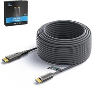 Fiber Optic HDMI Cable (HDMI 2.0, 18Gbps), HDMI to HDMI and Micro HDMI to HDMI Long Cable in Wall 50