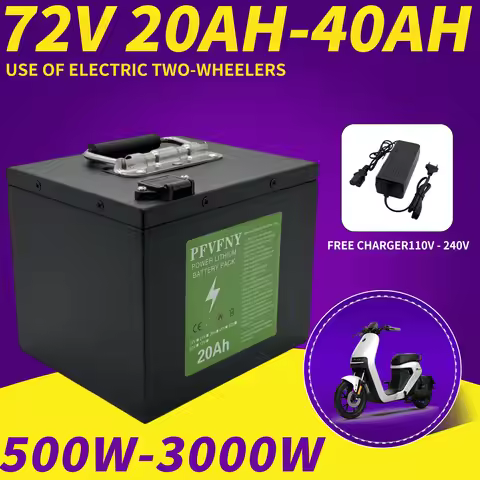 Lithium battery 72V20AH-40AH, available in stock, air freight, suitable for motors below 1000W-3000W