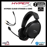 HYPERX CLOUD STINGER 2 CORE GAMING HEADSET LIGHTWEIGHT/DTSX STEREO SOUND 683L9AA