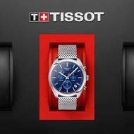 TISSOT T101.417.11.041.00 T1014171104100 Men's Analog Watch PR 100 CHRONOGRAPH 41mm Mesh Bracelet Bl