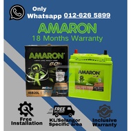 [ Installation Provided ] 46B20L | NS40ZL ] Amaron Go Car Battery | Kelisa / Myvi / Axia / Bezza