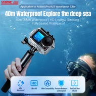 Compatible with DJI Action5 pro Waterproof Case Action4/3 Action Camera Diving Case Accessories