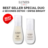 【BEST SELLER SPECIAL DUO】LUXES - 2 SECONDS DETOX 50ml. & SWISS BRIGHT SERUM 30ml.