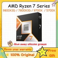 AMD Ryzen 7 9800X3D / 7800X3D / 9700X / 5700X CPU Processors (Provide three-years warranty service)