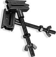 FHOME 2 Pack (Black) E Track Spare Tire Holder Mount for X-Track Tie Down Anchor Points Bolt Hanger 