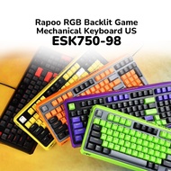 Rapoo RGB Backlit Game Mechanical Keyboard US ESK750-98