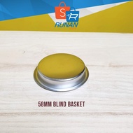Back Flush Blind Basket 58mm Basket Portafilter 58 mm Backflush Blind