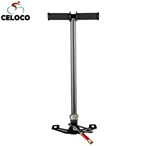 High Pressure Bike Bicycle Tire Pump 300bar 30mpa 4500psi 3 Stage Hand Pcp Pump For Air Rifles Air G