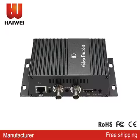 H5112B H265 Encoder IPTV Encoder 1 Channel HDMI 2 Channels CVBS BNC Video Encoder SRT UDP RTMP HTTP 