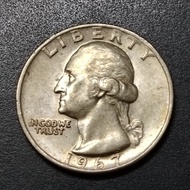 US Washington 1/4 Dollar 1967
