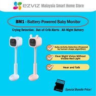 EZVIZ BM1 Smart Baby Monitor Camera Battery Powered with Bed Clip Full HD 1080P 2MP