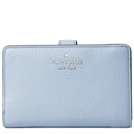 Kate Spade Leila Medium Compact Bifold Wallet in Muted Blue WLR00394