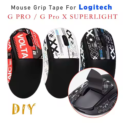 Mouse Grip Tape For Logitech G PRO X SUPERLIGHT Sticker Non Slip Suck Sweat Mouse Grip Sticker For L