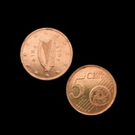 Koin Irlandia 5 Euro Cent Tahun 2002-2022