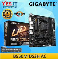 GIGABYTE B550M DS3H AC R2 AMD B550 CHIPSET AM4 MOTHERBOARD + AMD RYZEN PROCESSOR