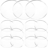 ULTECHNOVO 40pcs Fire Starting Magnifying Glass 30x 12 Magnifying Lenses Biconvex Lens Double Convex