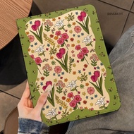 Ipad1 Protective Case pro Floral Grass Flip Cover MINI Shock-resistant 10th Generation Book Style Ai