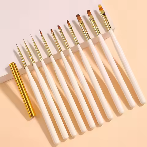 Japanese Nail Art Pen Set 12 Full Set of Commonly Used Paint Pen Drawing Pen Phototherapy Lace Shadi