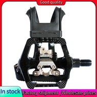 Stock-2PCS for Bike Pedals - Hybrid Pedal with Toe Clip and Straps, Suitable for Bike, Indoor Exerci