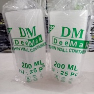 200ml plastic thinwall container