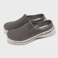 Skechers 休閒鞋 Go Walk Arch Fit-Leverage 男鞋 棕 透氣 支撐 穆勒鞋 216253TPE