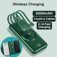 [ Ready Stock ] 20000mAh Wireless Portable Power Bank Digital Display