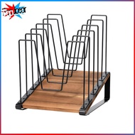 Inclined File Holder Multi-compartment File Sorter Inclined Desk File Organizer 5-section Vertical M