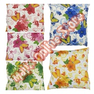 Floral Butterfly Throwpillow Case 16x16 and 18x18 Inches Cushion Cover Geena Cloth