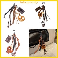 TAK Creative Alkaline Dough Keychain Ornament Unique Twisted Designs Portable Special Gifts for Keyc