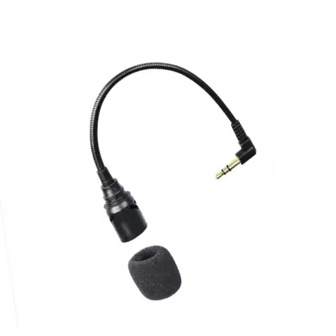 Sound Card Mini Microphone Metal Hose Recording Live Broadcast Condenser Mic for Laptop Mobile Phone