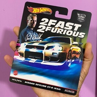 Kad Custom size Premium - Nissan Skyline GT-R (R34) 2 Fast 2 Furious