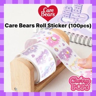 [DAISO KOREA] Care Bears Roll Sticker (100pcs) | from Korea | Journaling Decor | Scrapbooking Suppli