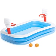 Bestway Basketball Pool Free 2pcs Ball Swimming Pool With Basketball Net Kids Swimming Pool With Bas
