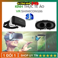 Kính thực tế ảo Vr shinecon G06 - Thiết bị thực tế ảo cho điện thoại Chơi Tất Cả Game Vr Và Phim 360