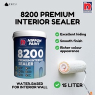 15 LITER 8200 Premium Interior Sealer (1st Grade) Undercoat Wall Sealer Water-based / Cat Dinding Da