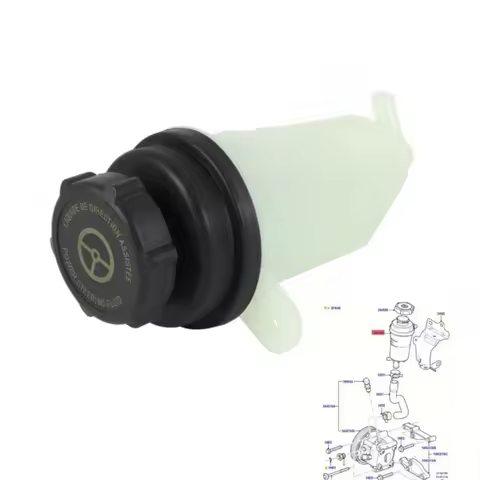 Power Steering Oil Expansion Tank Bottle For Ford Focus C-Max 2004-2012 - OEM 4M51-3R700-AC, 4M51-3R