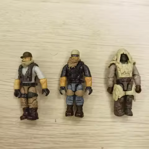 MEGA Bloks Construx call of duty 3 figures from Desert Snipers vs Mercenaries