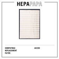 Delonghi AC230 Compatible HEPA &amp; Carbon Filter [Free Alcohol Swab] [SG Seller] [7 Days Return] [HEPAPAPA]