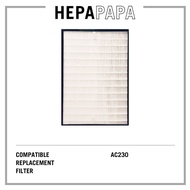 Delonghi AC230 Compatible HEPA & Carbon Filter [Free Alcohol Swab] [SG Seller] [7 Days Return] [HEPA