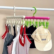 Home Socks Clip with Clip Hanging Socks Drying Rack Multi-Clip Underwear Panties Small Drying Rack