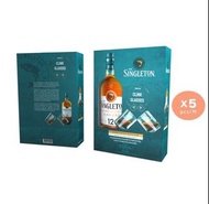 PREORDER: The Singleton (12 Year Old Single Malt Whisky with Clink Glasses) 700ml x 5