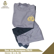 Kaos Anak Perempuan Polisi | Kaos Anak Perempuan