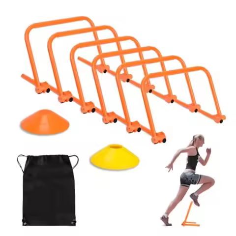 Agility Speed Training Hurdles, Adjustable Agility Training Hurdles for Football, Basketball, Soccer