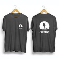 TAKE THE JOURNEY T-SHIRT: A JOURNEY OF RINHANDS, CAMPING TM JOURNEY + BACK